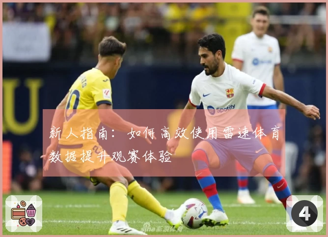 新人指南：如何高效使用雷速体育数据提升观赛体验
